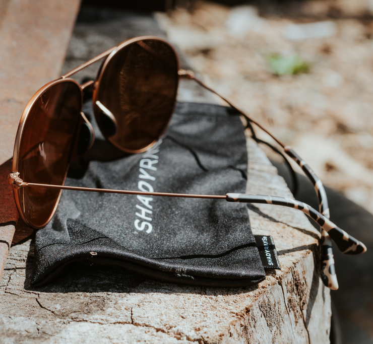 Tangle Free Aviator - Prairie Tortoise Polarized