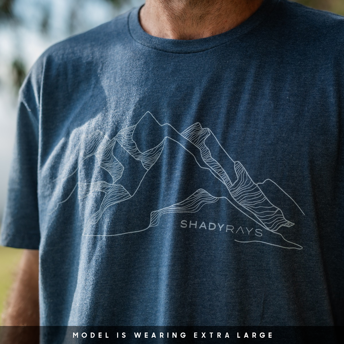 Graphic T-Shirt - Mountainscape Ocean