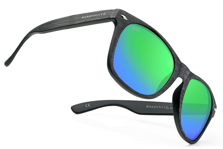 Classic Timber - Black Emerald Polarized Timber Series Shady Rays 