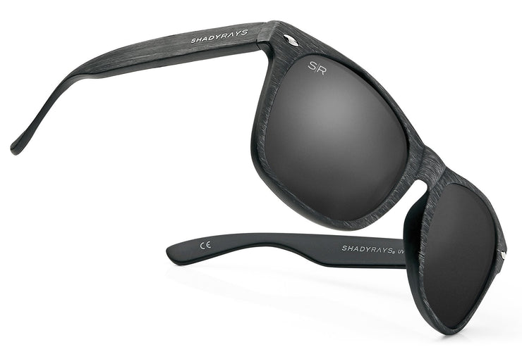 Classic Timber - Black Polarized Timber Series Shady Rays 