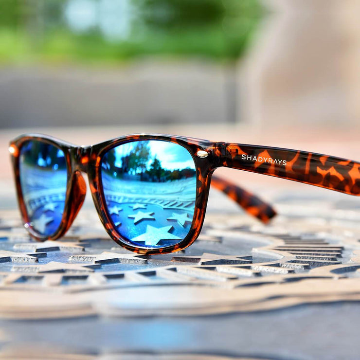 Classic Original - Ocean Tortoise Polarized Timber Series Shady Rays 