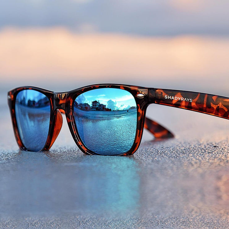 Classic Original - Ocean Tortoise Polarized Timber Series Shady Rays 