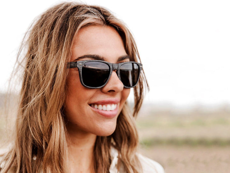 Classic Timber - Black Polarized Timber Series Shady Rays 