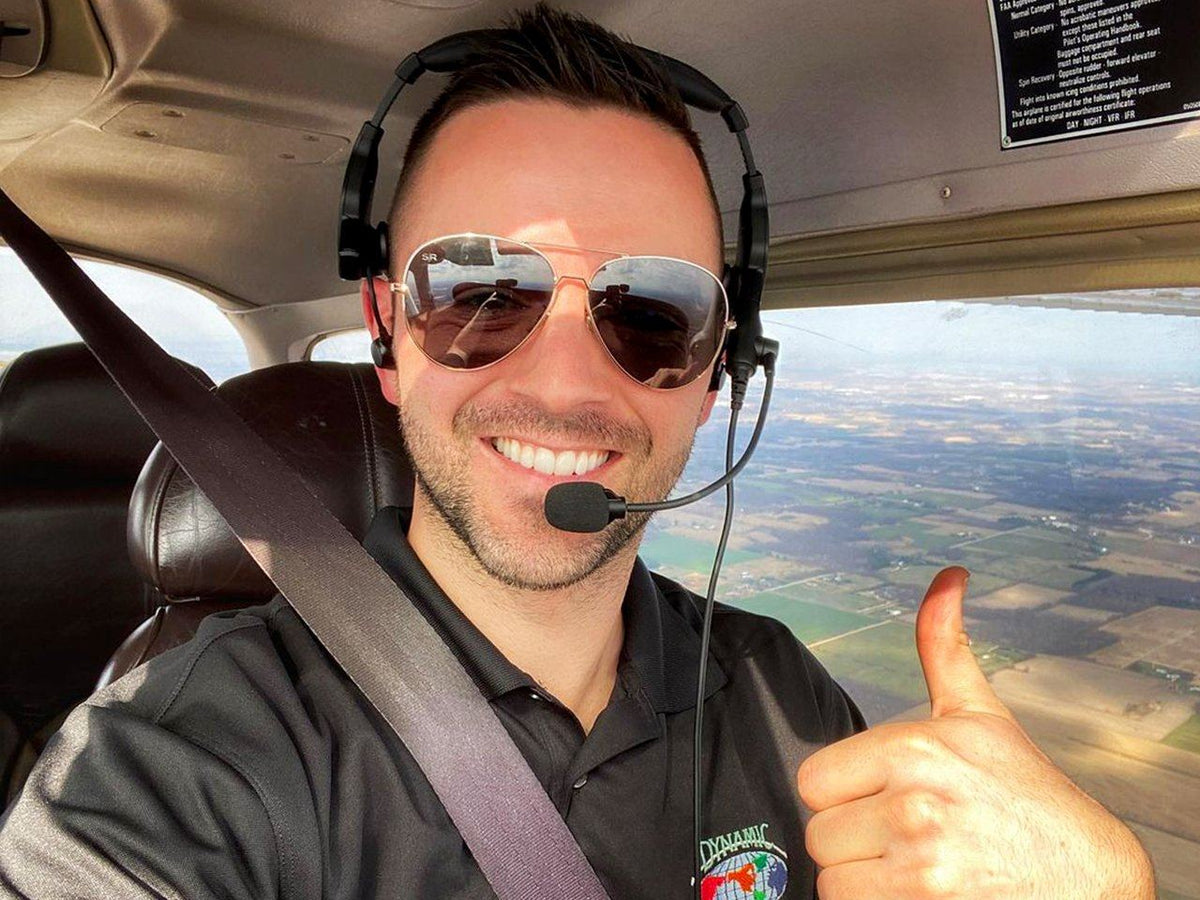 Aviator - Black Gold Polarized Aviator Shady Rays 