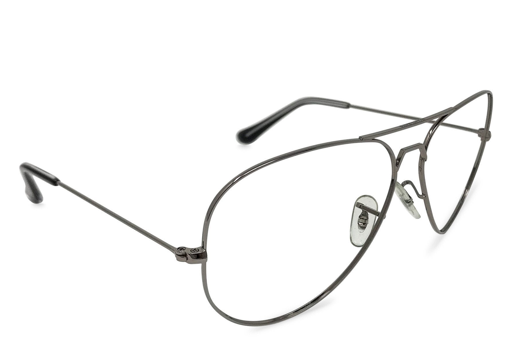 Rx Function Reps Shady Aviator M/L Rx - Gunmetal – Shady Rays® | Polarized Sunglasses