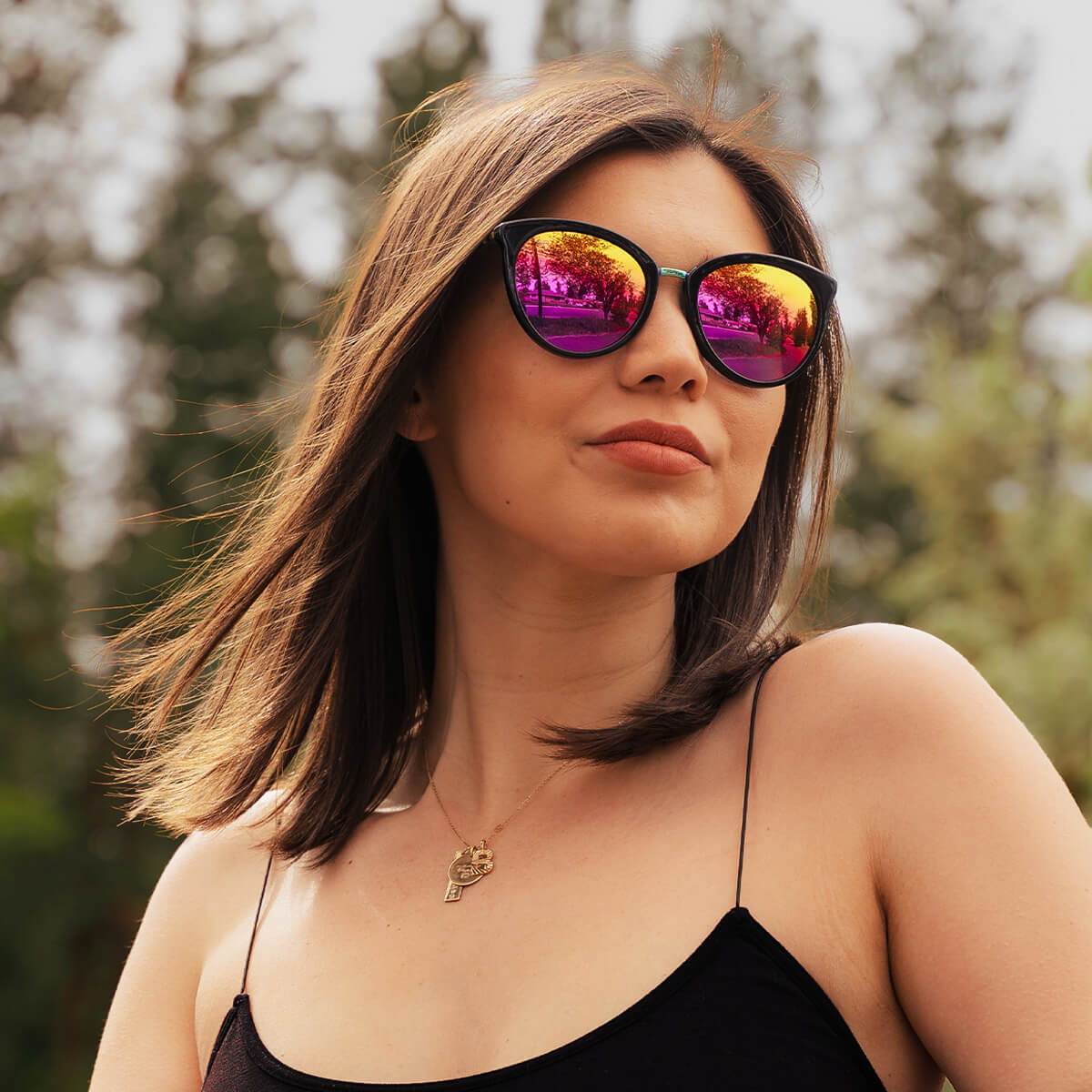 Lotus - Iridescent Sunset Lotus Shady Rays® | Polarized Sunglasses 