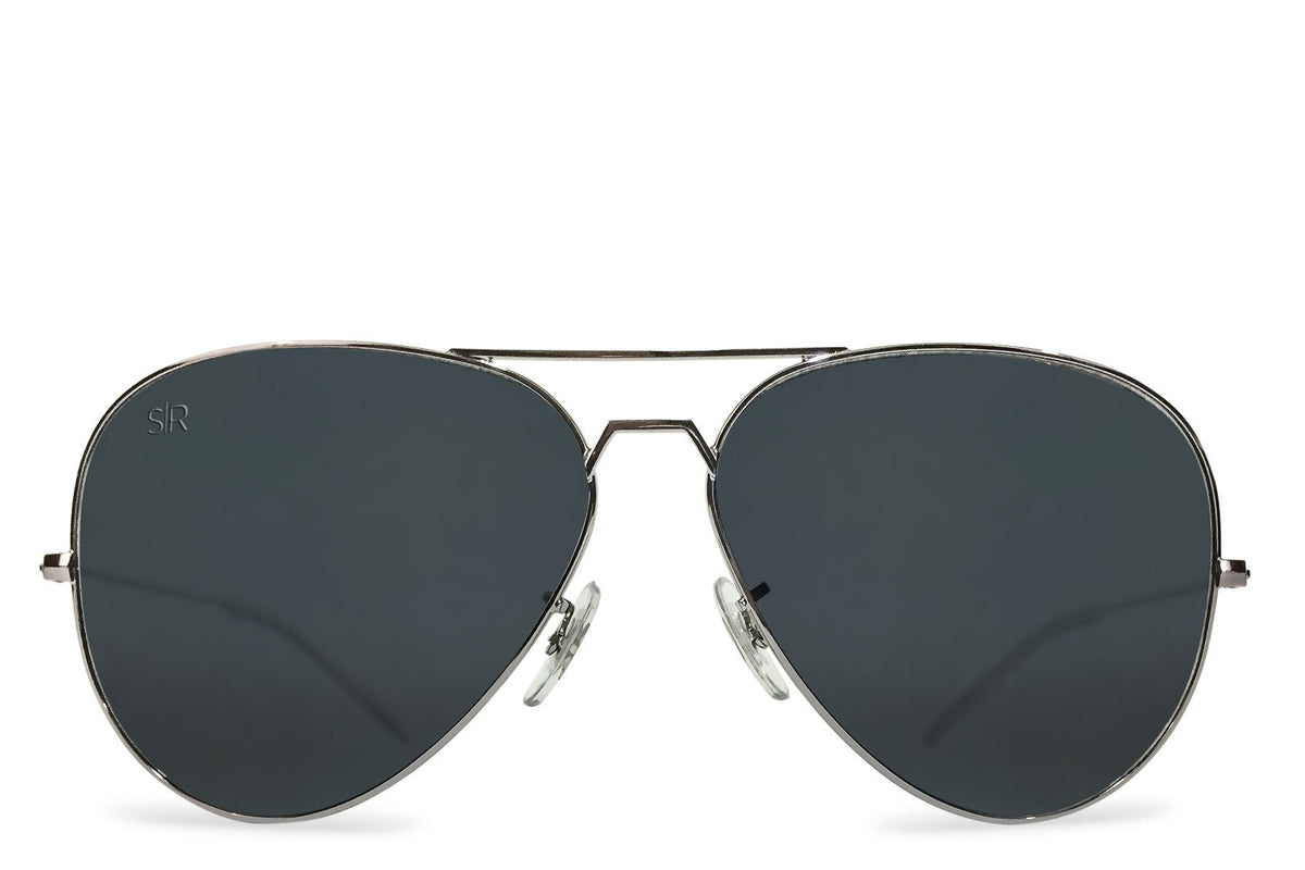 Aviator - Blackout Polarized Aviator Shady Rays 