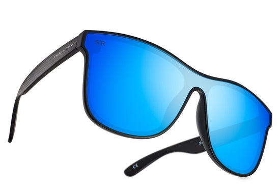 HighRise - Black Ocean Timber Polarized Highrise Shady Rays® | Polarized Sunglasses 