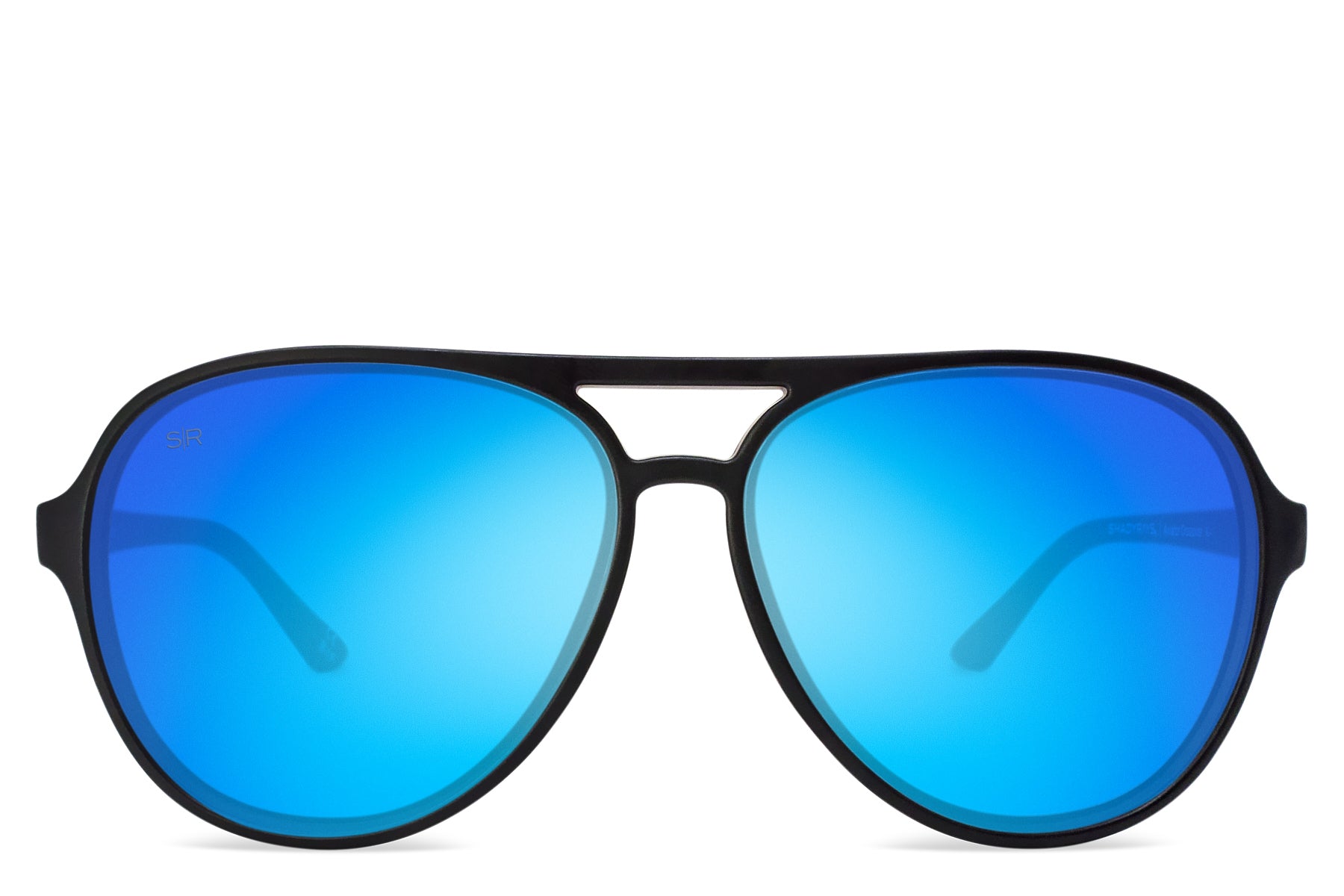 Max Large Black Polarized Mens Womens Aviator Sunglasses