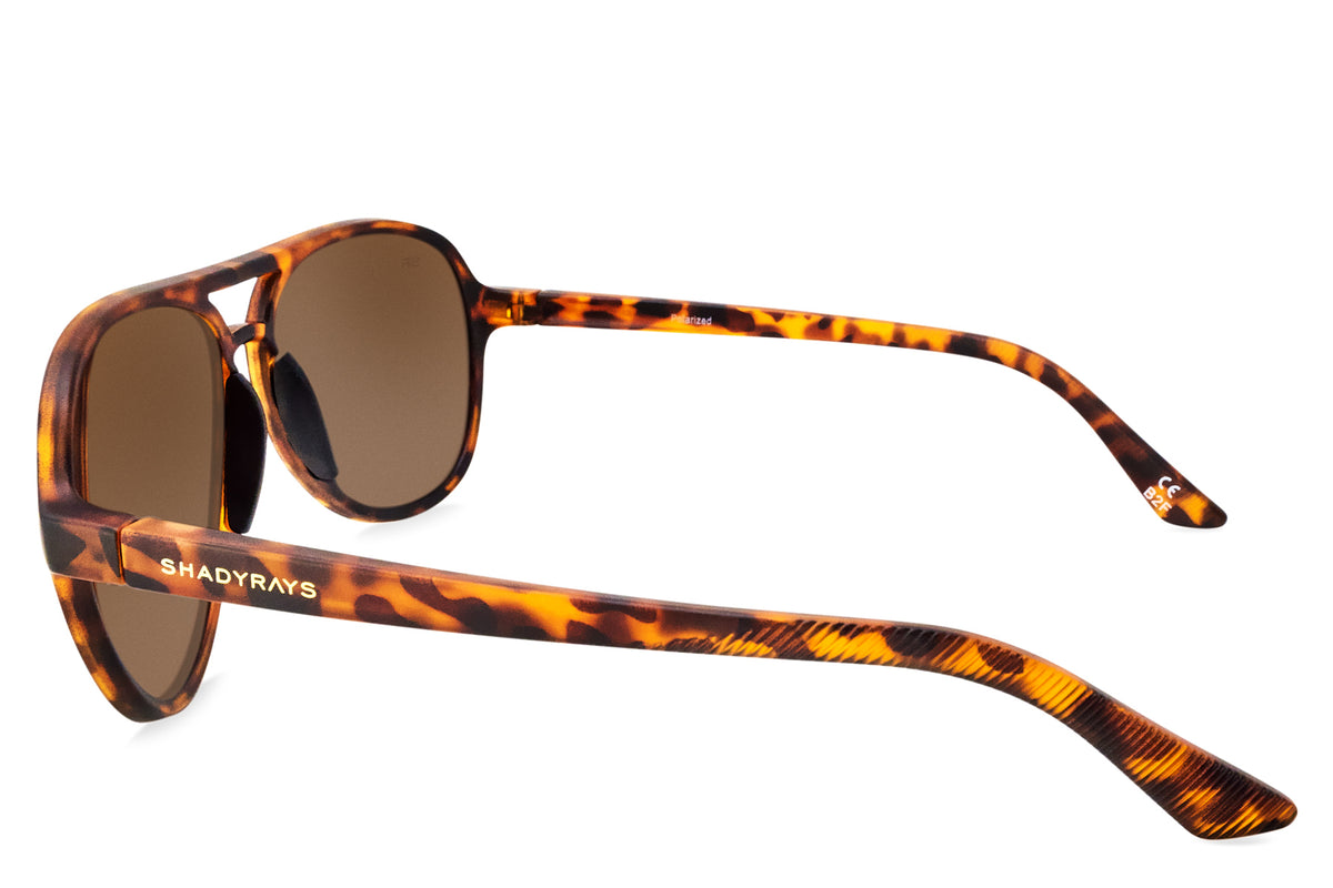 Aviator Crossover  - Amber Tortoise Polarized