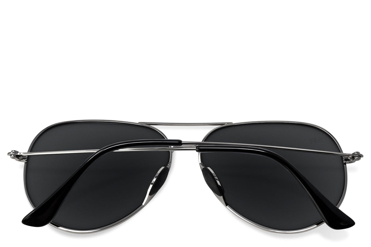 Tangle Free Aviator - Blackout Polarized Aviator Shady Rays 