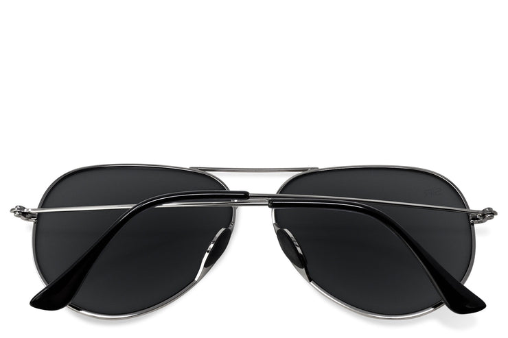 Tangle Free Aviator - Blackout Polarized Aviator Shady Rays 