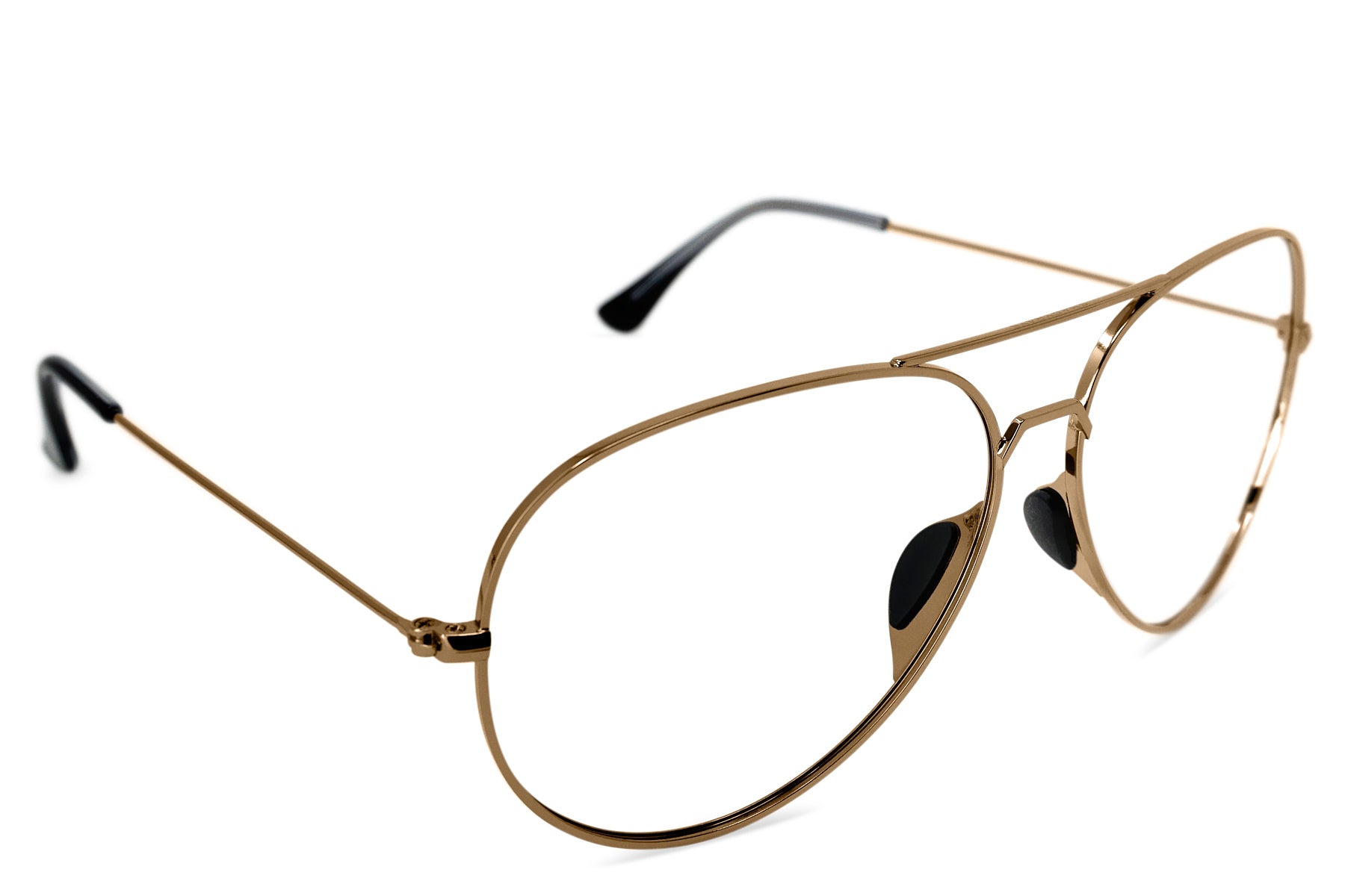 Gold Aviator Aviator Frames For Prescription Glasses Ray Ban NEW