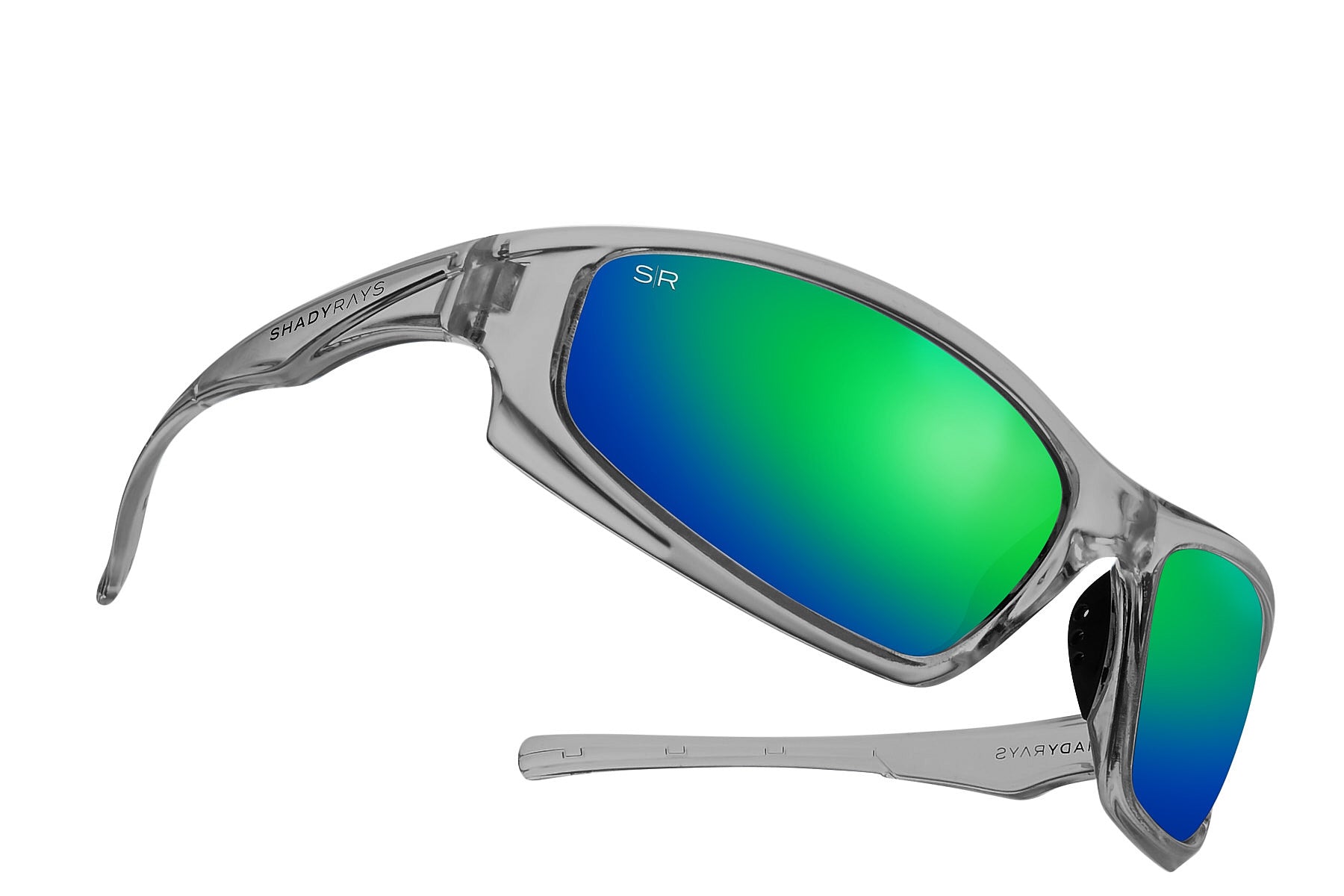 Shady Rays X Series - Emerald Smoke Polarized Sunglasses – Shady Rays®