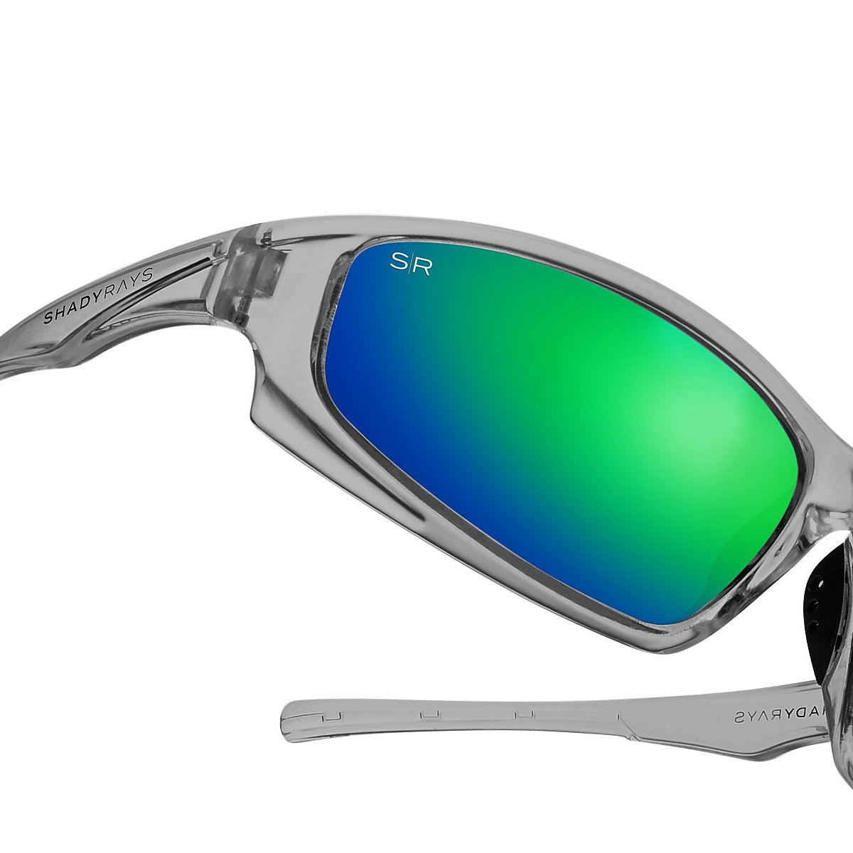 Shady Rams Shady Rays X Series - Emerald Smoke Polarized Sunglasses – Shady Rays ...