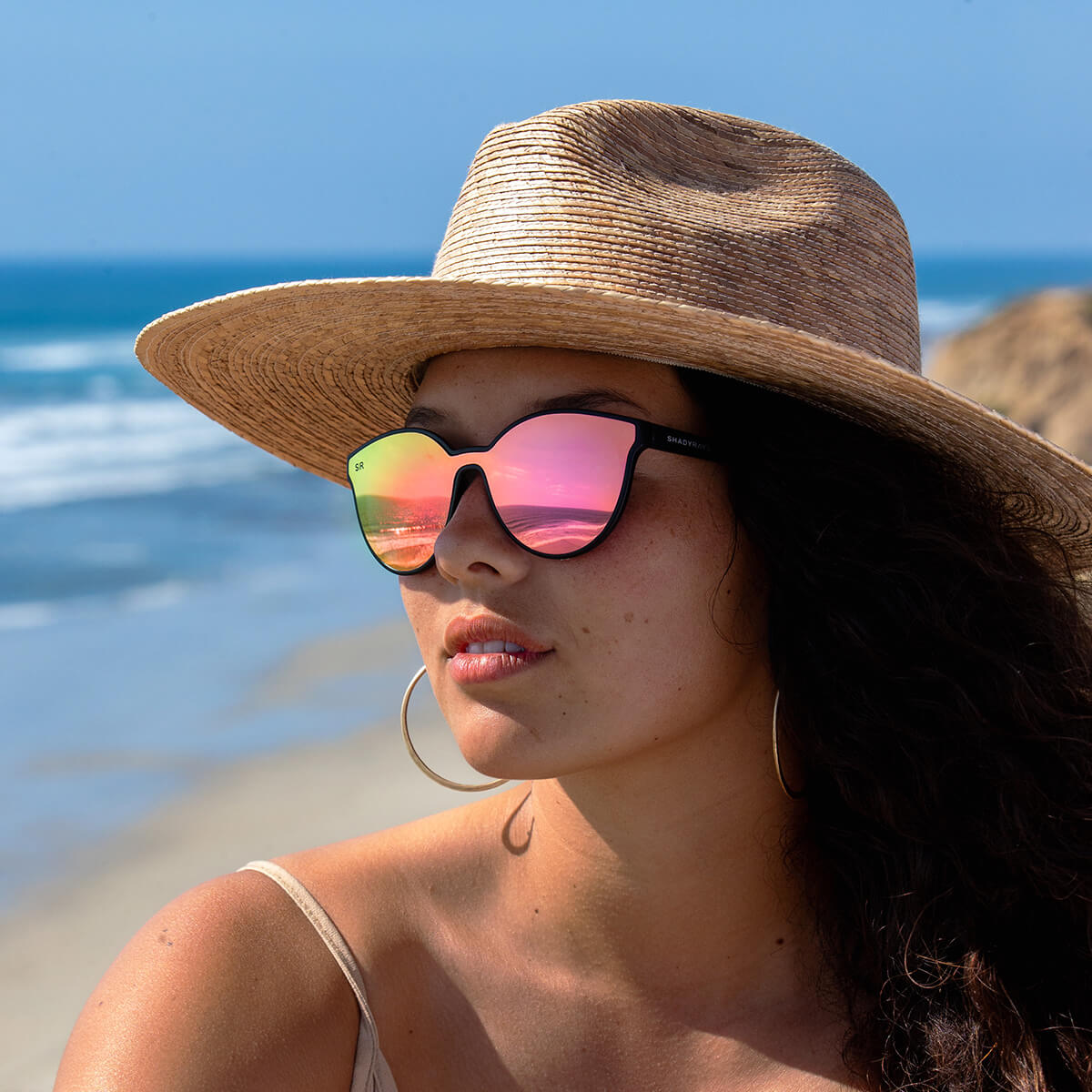 HighTide - Black Calimesa Polarized HighTide Shady Rays® | Polarized Sunglasses 