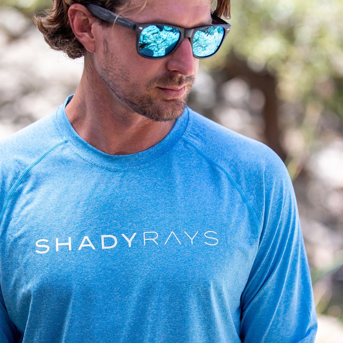 UV Protection Long Sleeve Shirt - Glacier Shady Rays® | Polarized Sunglasses 