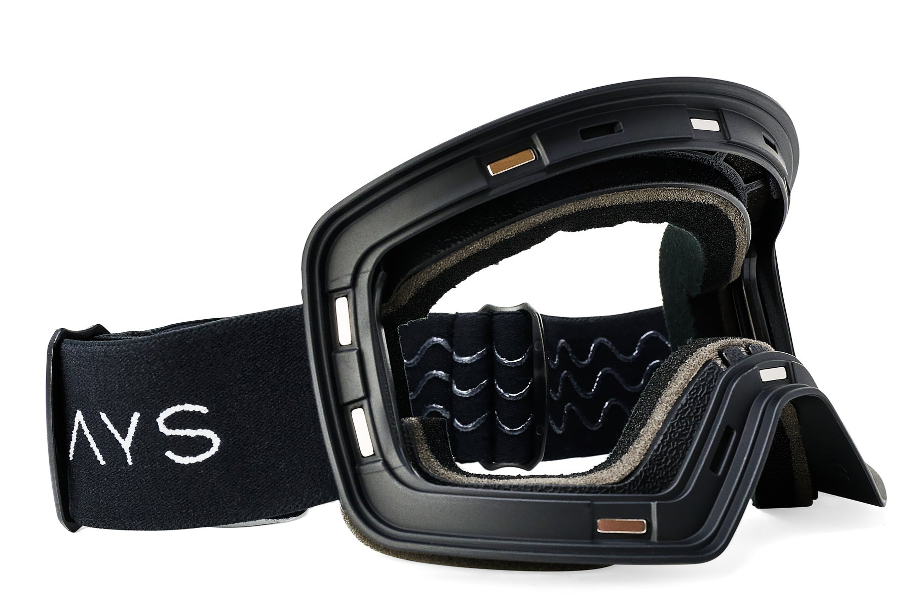 Frontier Snow Goggle - Black Magnetic Frame + Strap (Lens Not Included)