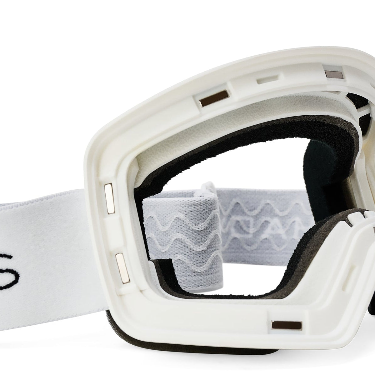 Frontier Snow Goggle - White Magnetic Frame + Strap (Lens Not Included ...