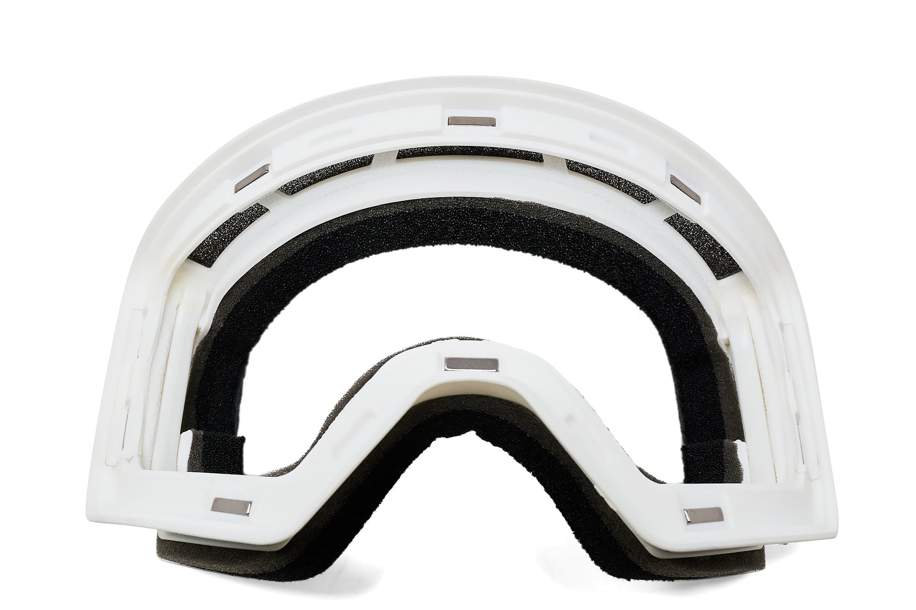 goggles white Frontier Snow Goggle - White Magnetic Frame + Strap (Lens Not Included – Shady Rays®