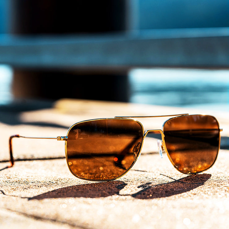 Navigator - Amber Gold Polarized Navigator Shady Rays 