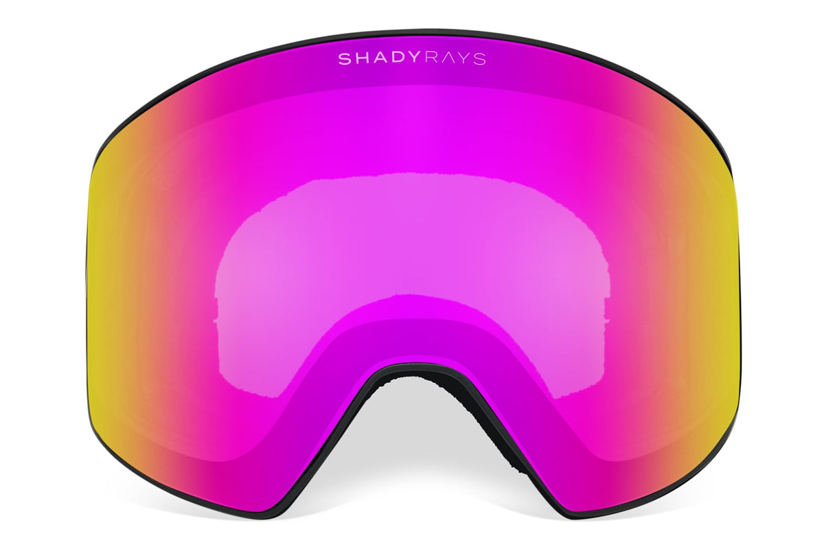 Test Frontier Snow G Lens - Neon Pink Snow Goggles Shady Rays® | Polarized Sunglasses 