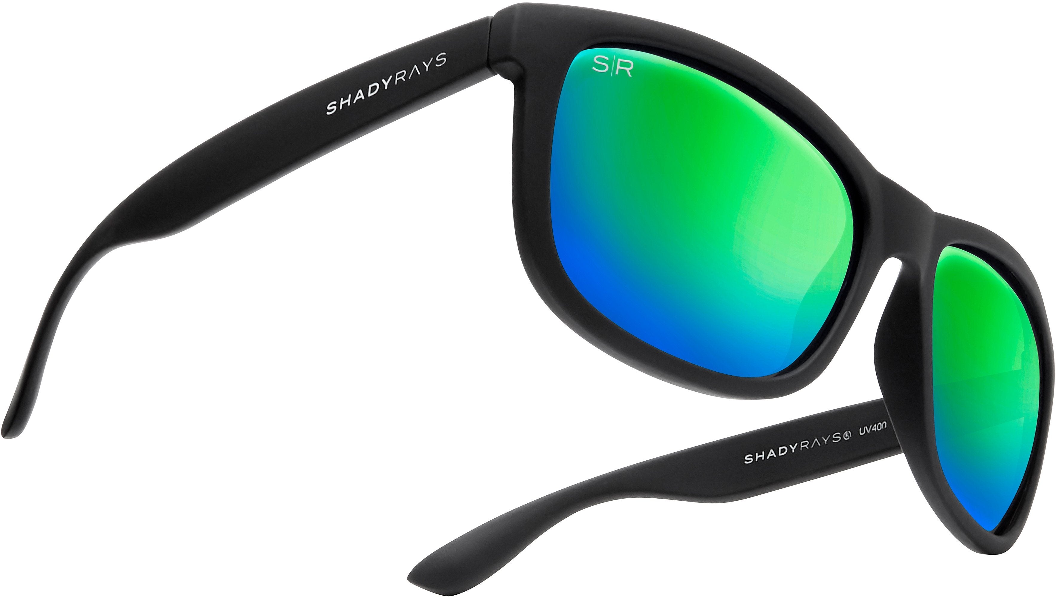 Signature Series - Black Emerald SR Pro Polarized Sunglasses | Matte Black Sunglasses | Best Christmas Gifts | Gifts for the Holidays | Unique Gifts