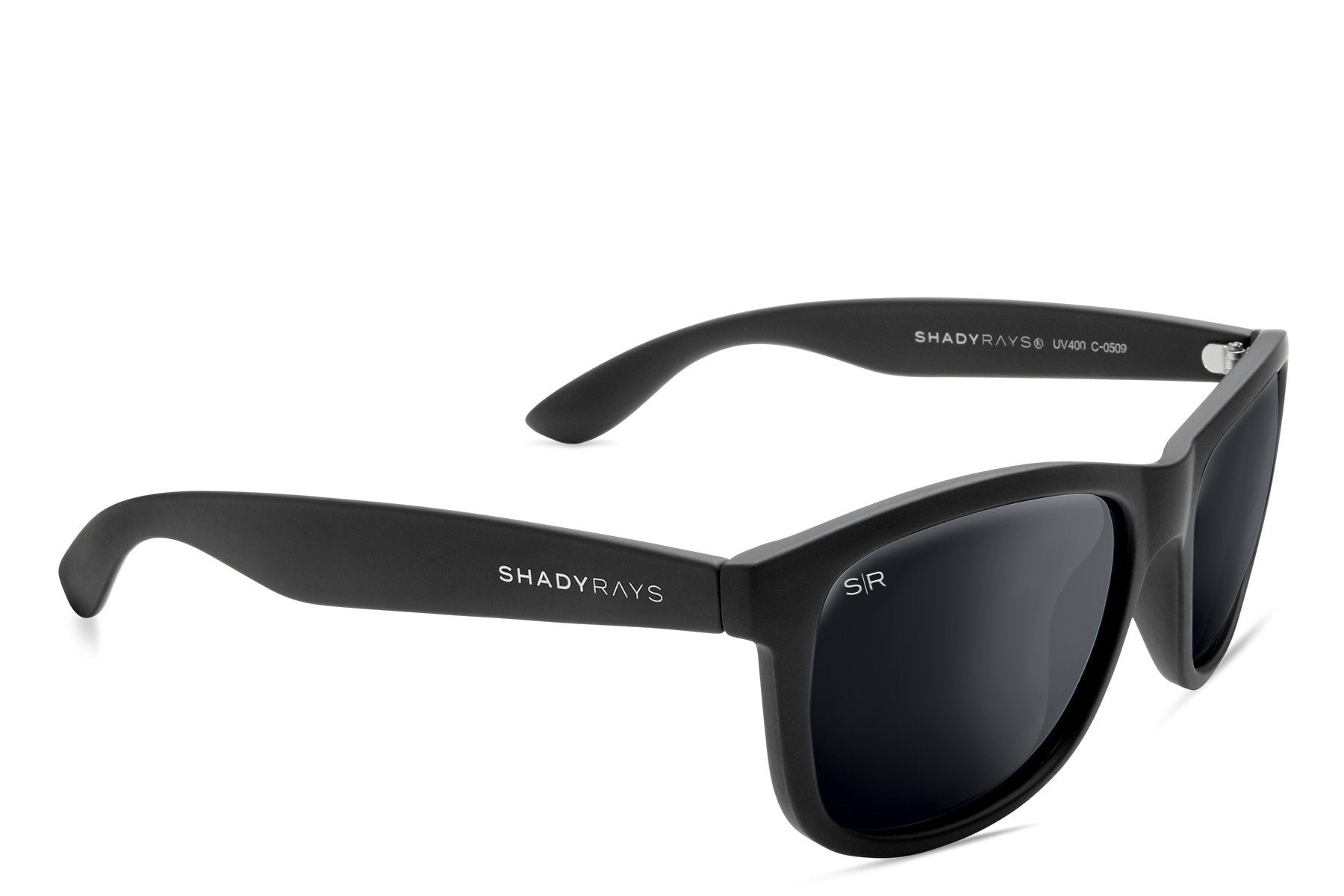 Black Frame Extreme TEST Shady Rays® | Polarized Sunglasses 