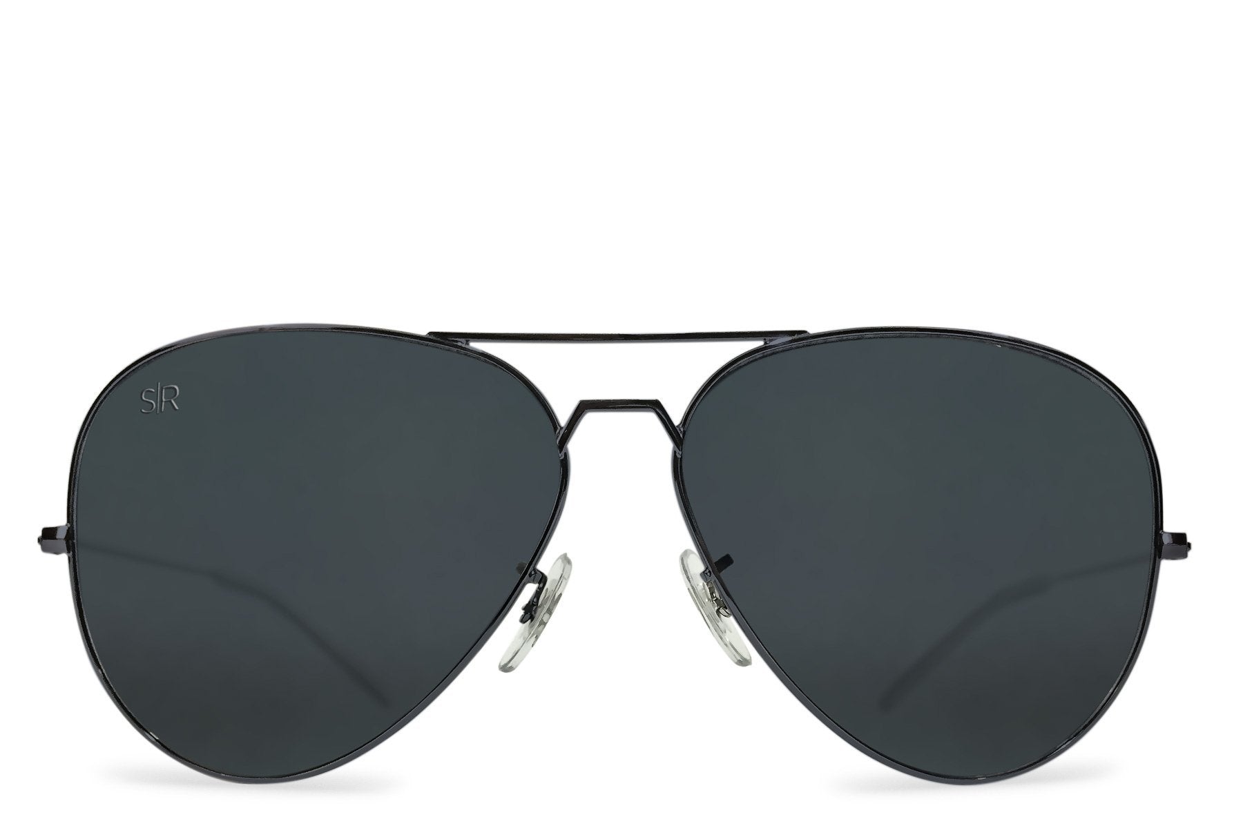 Shady Rays Aviator Elite Black Stealth Polarized Sunglasses