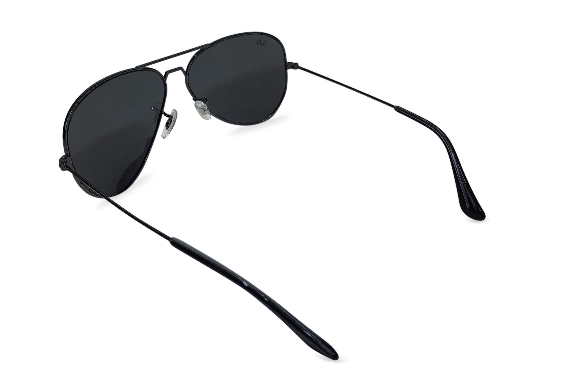 Aviator - Black Stealth Polarized Sunglasses | Gloss Black Sunglasses | Best Christmas Gifts | Gifts for The Holidays | Unique Gifts for Friends