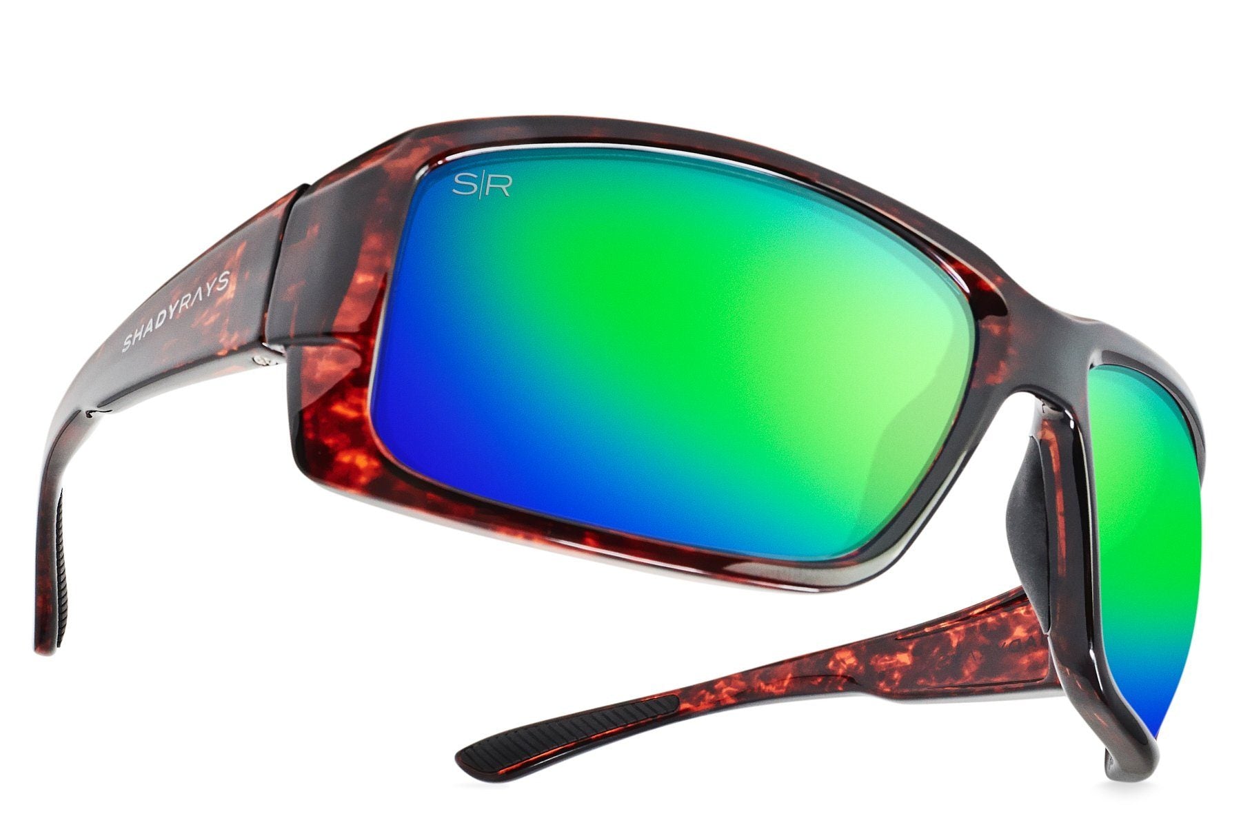 Shady Rays Deepsea Cuda - Emerald Tortoise Polarized Sunglasses