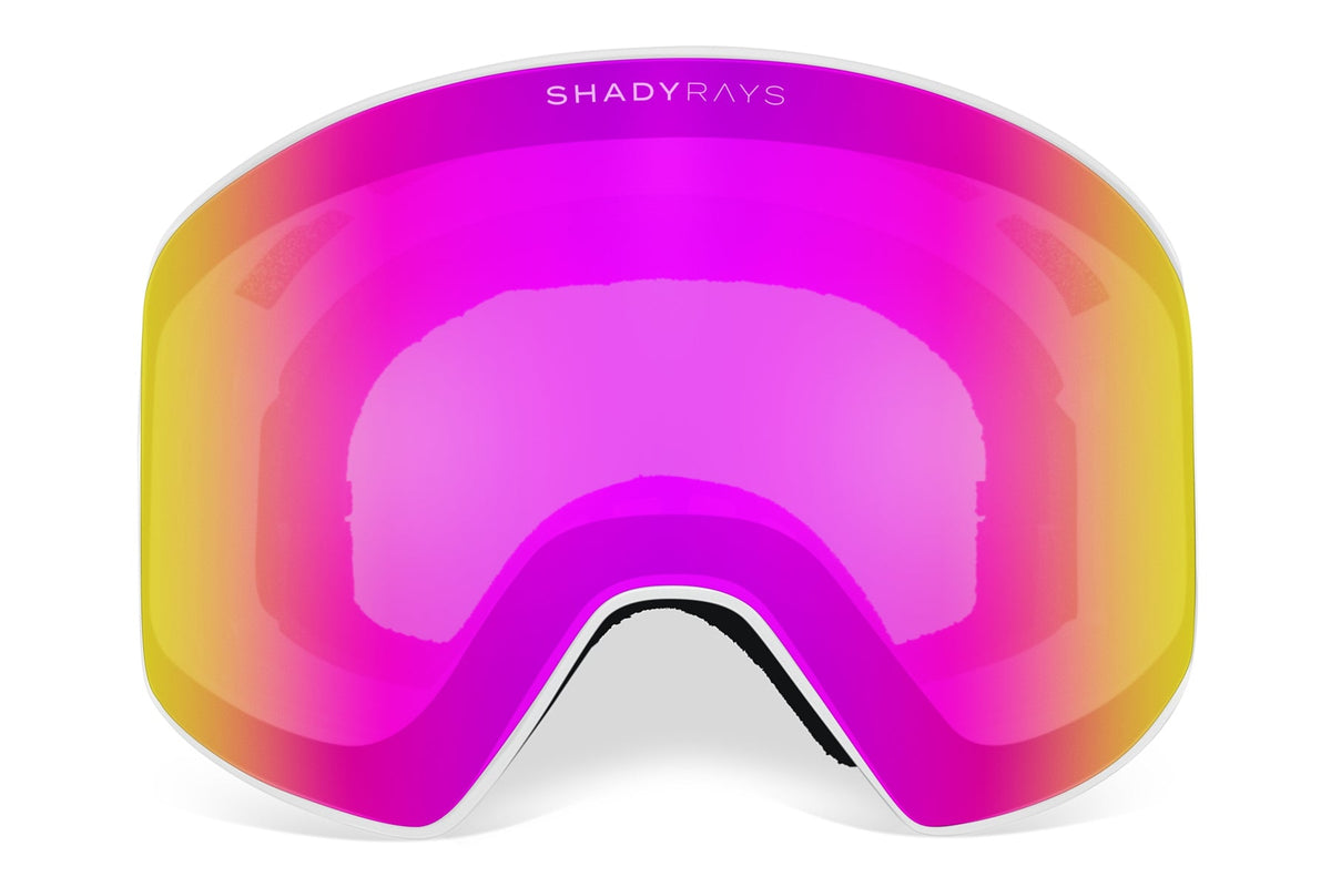 Test Frontier Snow G Lens - Neon Pink Snow Goggles Shady Rays® | Polarized Sunglasses 