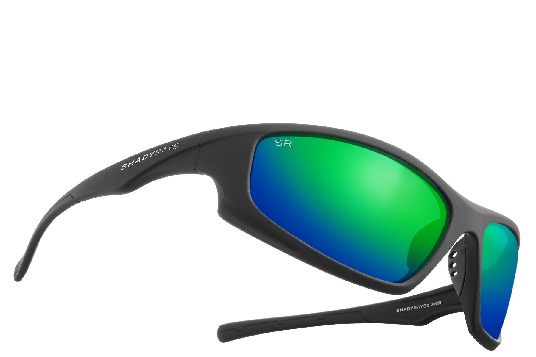 X Series - Black Emerald Polarized Sunglasses | Matte Black Sport Sunglasses | Cycling Glasses | Best Christmas Gifts | Gifts for the Holidays 