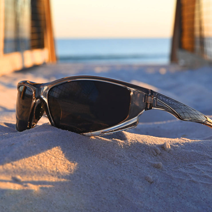 X Series - Black Smoke Polarized X Series Shady Rays 